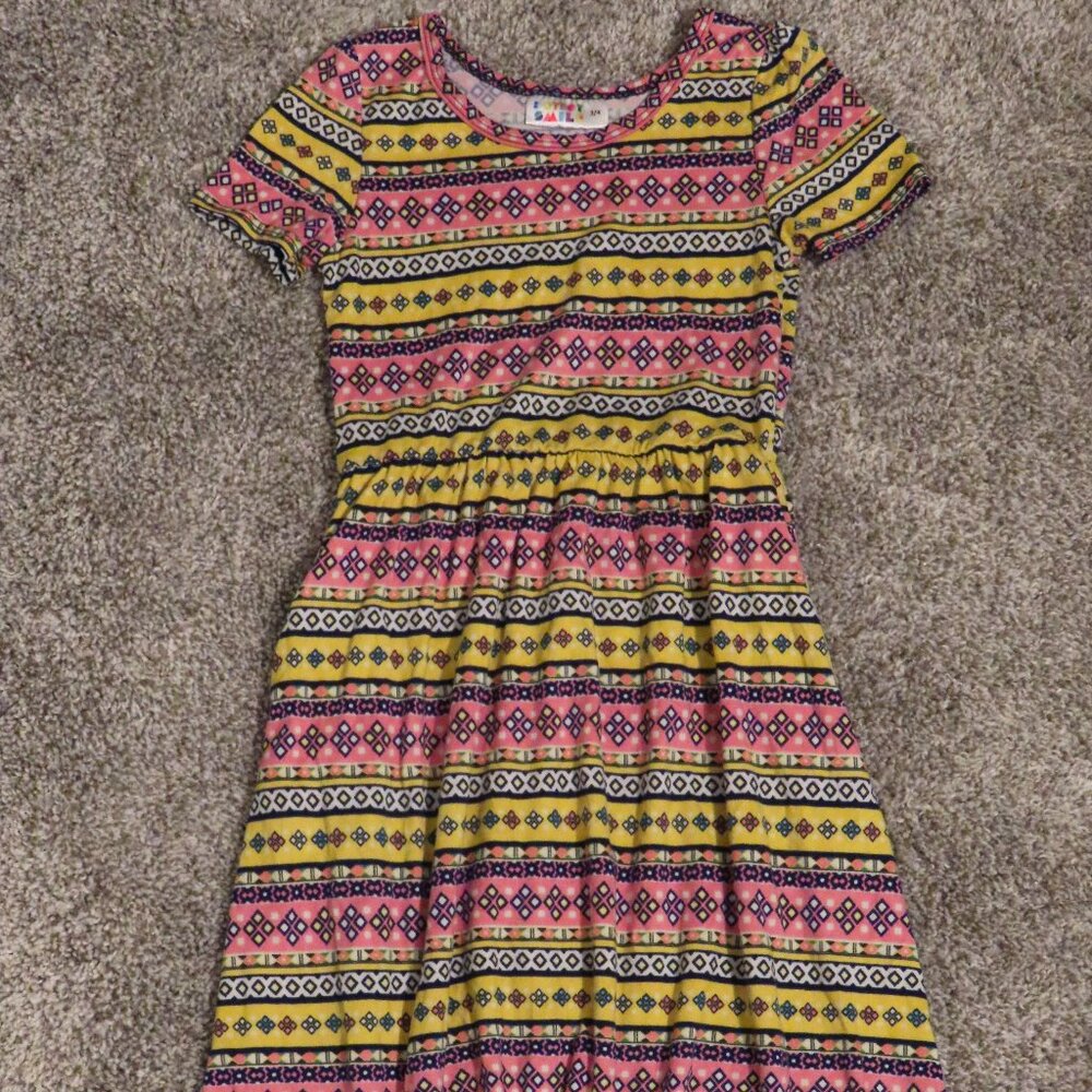 DotDotSmile Maxi Dress geometric print